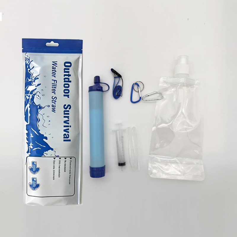 Outdoor water purifier, drinking water purification, outdoor survival, portable direct drinking straw filter, emergency survival outdoor tool 10