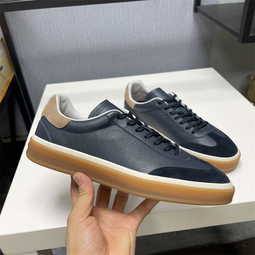 2025 Spring and Autumn New White Shoes LP Men's Shoes Casual Sports Shoes Color Matching Moral Training Shoes Flat Single Shoes Couple Style 3