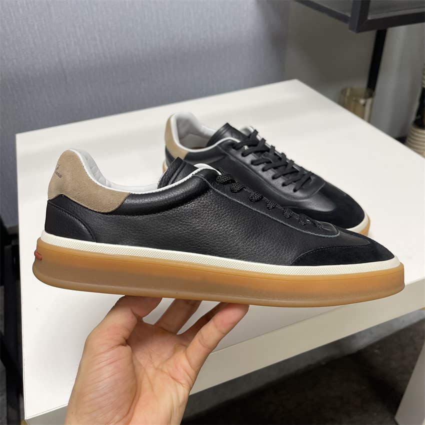 2025 Spring and Autumn New White Shoes LP Men's Shoes Casual Sports Shoes Color Matching Moral Training Shoes Flat Single Shoes Couple Style 4