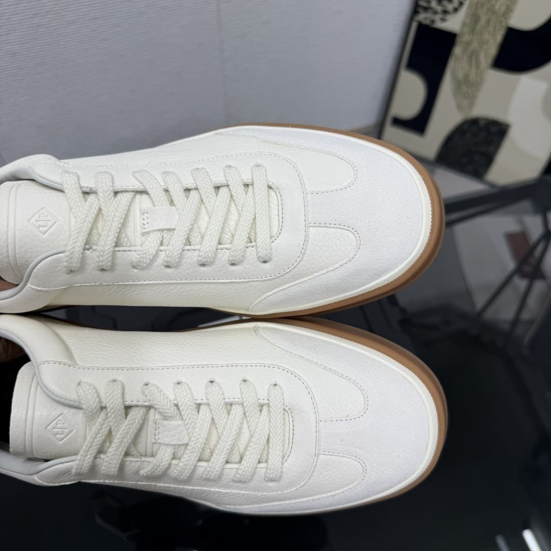 2025 Spring and Autumn New White Shoes LP Men's Shoes Casual Sports Shoes Color Matching Moral Training Shoes Flat Single Shoes Couple Style 7