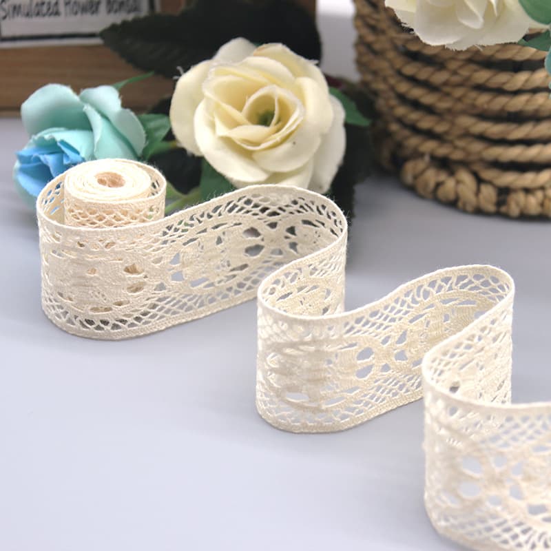Spot hollow cotton lace diy bed sheet quilt cover sofa pillow home textile supplies decorative cotton lace 4