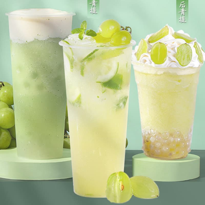 Quan Que Bang Qing Ti Concentrated Juice Puree Puree Flavored Beverage Concentrated Commercial Sunshine Rose Juice Puree Milk Tea 5