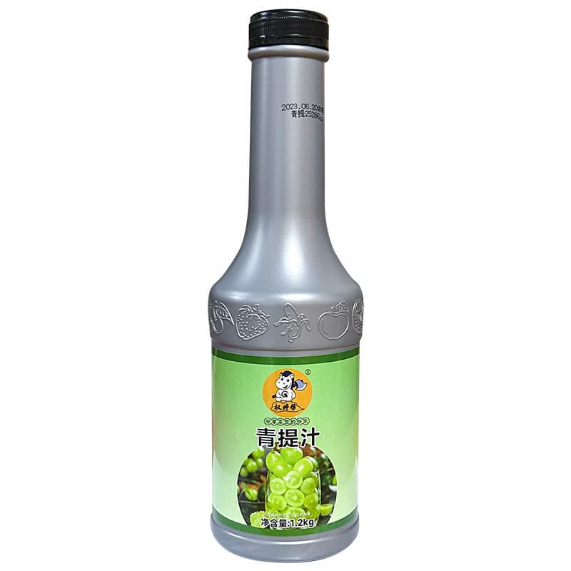 Quan Que Bang Qing Ti Concentrated Juice Puree Puree Flavored Beverage Concentrated Commercial Sunshine Rose Juice Puree Milk Tea 6