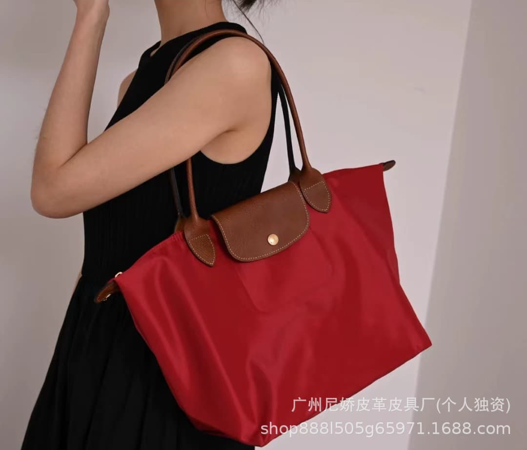 High-quality Faron Xiang large-capacity women's tote bag shoulder portable commuter convenient bag nylon armpit bag upgraded version 8
