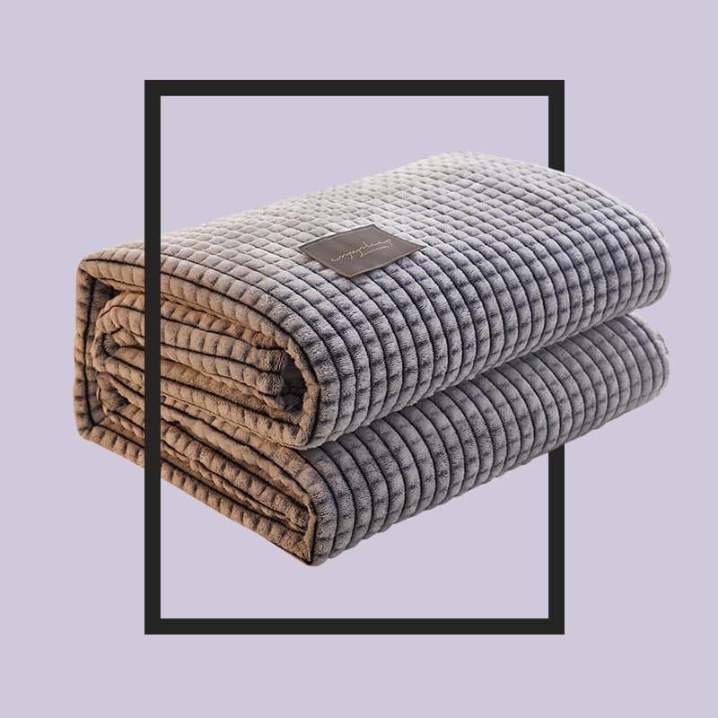 Blankets Wholesale Office Nap Blanket Coral Fleece Blanket Flannel Small Blanket Air Conditioning Blanket Gift Sofa Cover Blanket 8