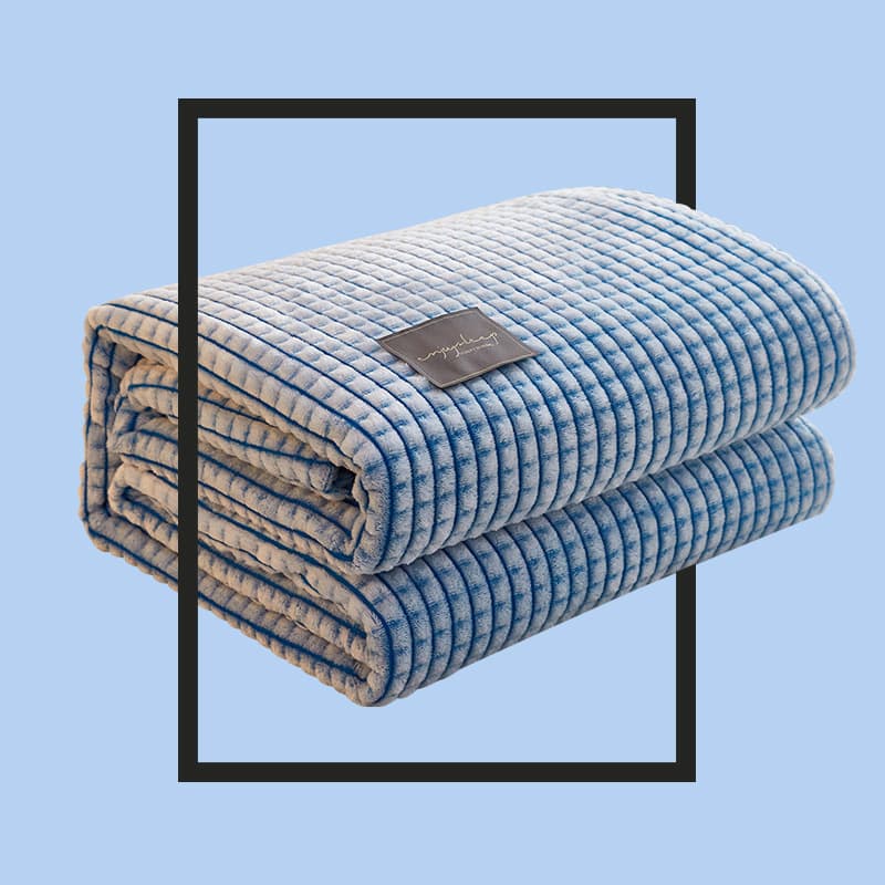 Blankets Wholesale Office Nap Blanket Coral Fleece Blanket Flannel Small Blanket Air Conditioning Blanket Gift Sofa Cover Blanket 10