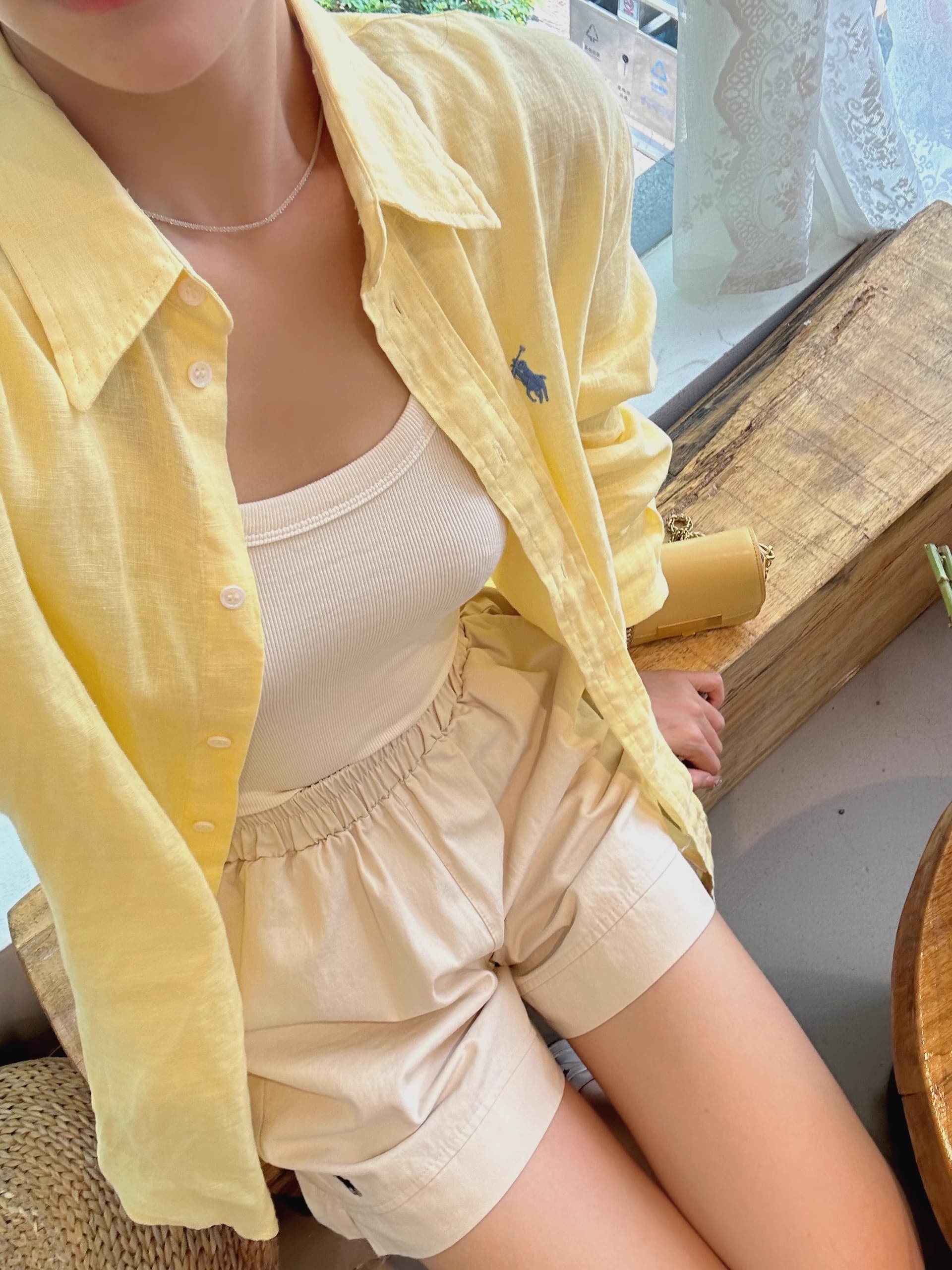 European Station Raf Pony Label Linen Cotton White Shirt Women's Long Sleeve Loose Shirt Professional Wear Commuting Top Trendy Match 7