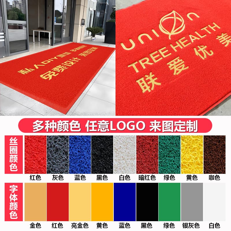 One piece of drop-shipping for entrance door floor mat, entrance and exit safety door mat, entrance door mat, door entry dust removal carpet 5
