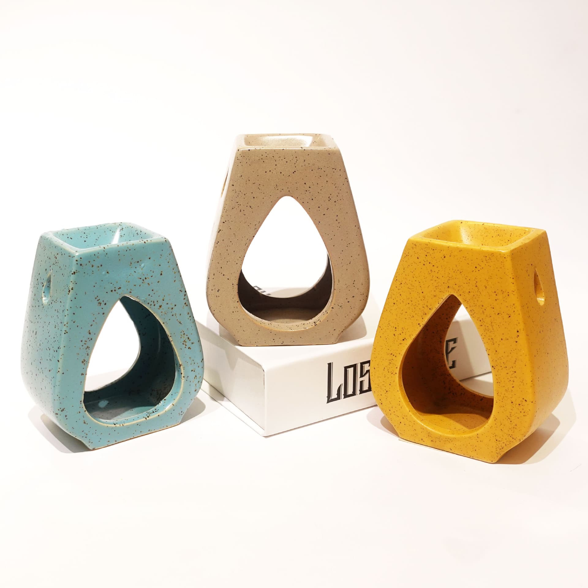 Spotted line lighting fragrance candle holder diffuser simple decoration indoor and outdoor burning candle essential oil incense burner 1