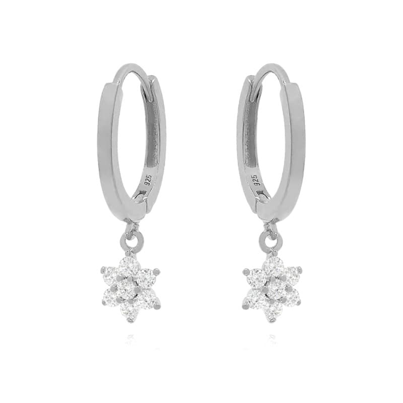 Cross-border exclusive supply of copper-plated 24K gold earrings, high-end zircon earrings, simple style earrings wholesale 4