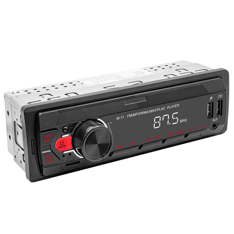 New 12V car MP3 player Bluetooth hands-free colorful light audio central control modified FM car radio 6