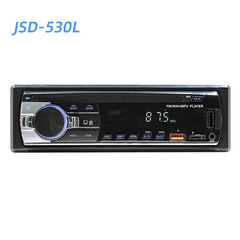 New 12V car MP3 player Bluetooth hands-free colorful light audio central control modified FM car radio 8
