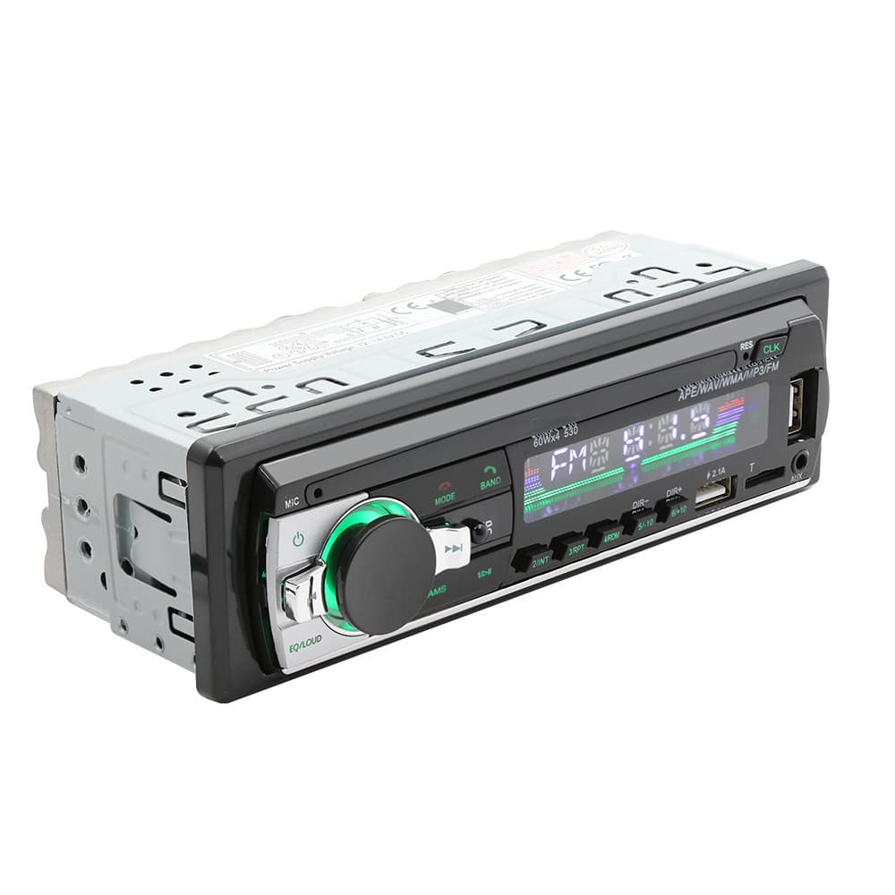 New 12V car MP3 player Bluetooth hands-free colorful light audio central control modified FM car radio 9