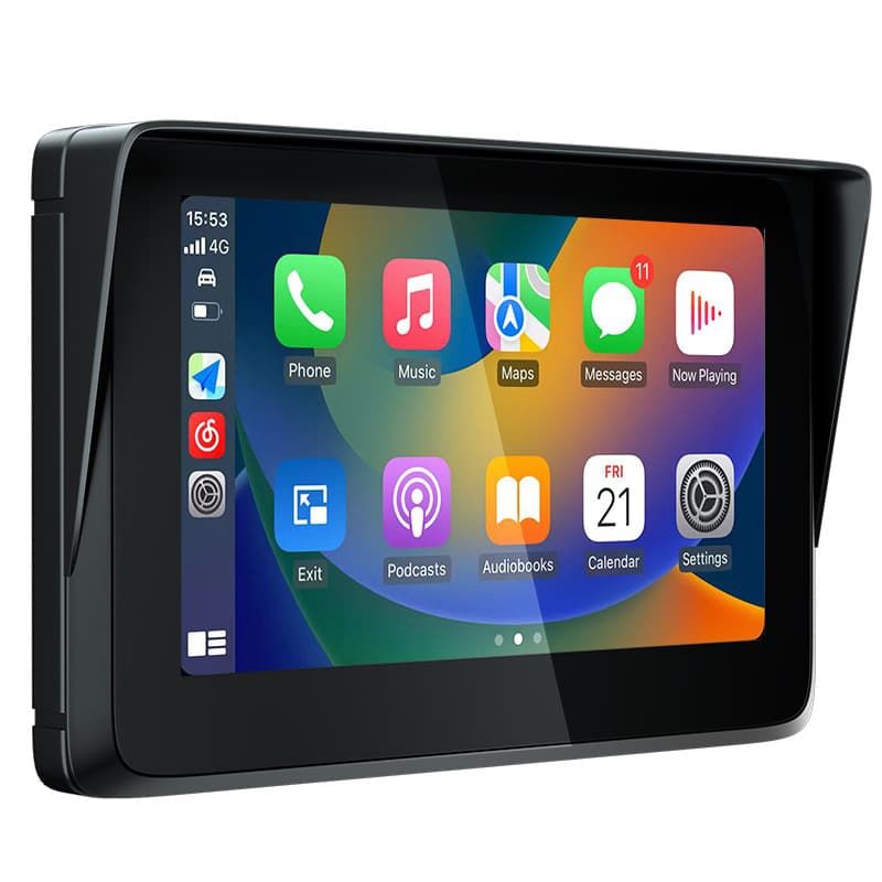 Hot selling 5 inch motorcycle navigation dual bluetooth smart motorcycle carplay waterproof touch screen portable navigator 3