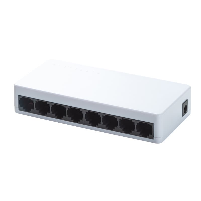 8-port Gigabit switch plug-and-play network splitter wifi cable extender dormitory monitoring routing 6