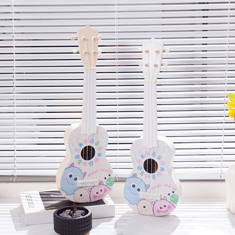 Ukulele beginner male and female students good-looking entry-level instrument self-taught small guitar cute little monster ins style 4
