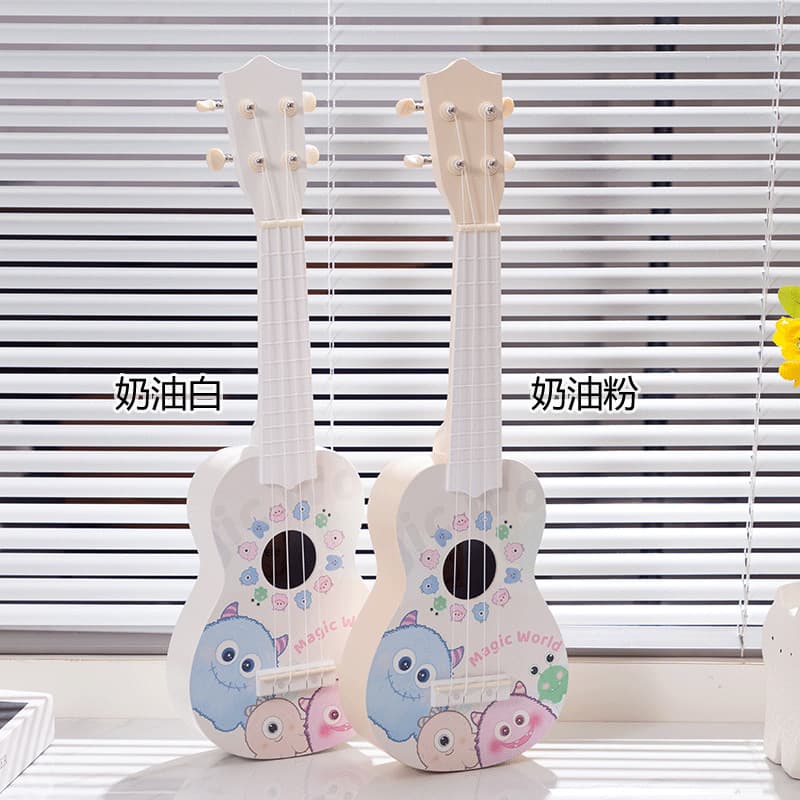 Ukulele beginner male and female students good-looking entry-level instrument self-taught small guitar cute little monster ins style 7