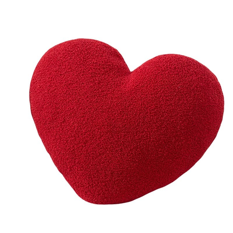 Ins style heart-shaped wedding pillow, love plush toy, girl's bed, living room, sofa cushion, Valentine's Day gift 6