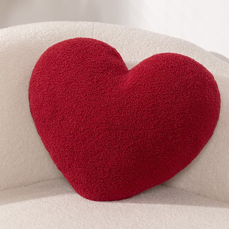 Ins style heart-shaped wedding pillow, love plush toy, girl's bed, living room, sofa cushion, Valentine's Day gift 7