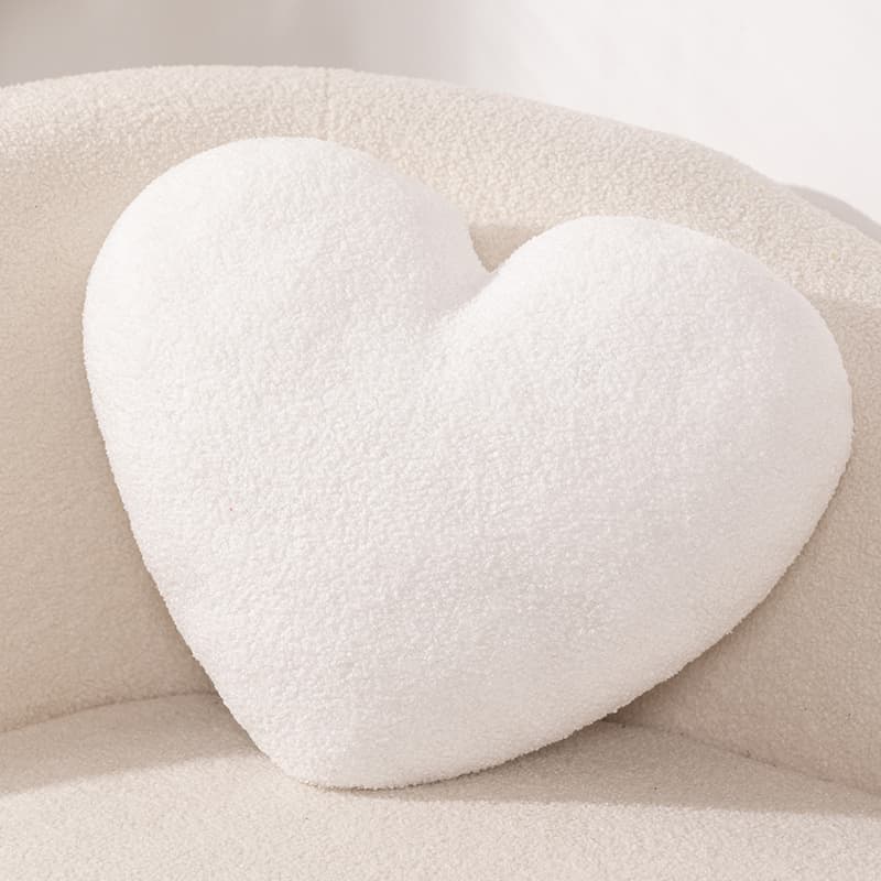 Ins style heart-shaped wedding pillow, love plush toy, girl's bed, living room, sofa cushion, Valentine's Day gift 8