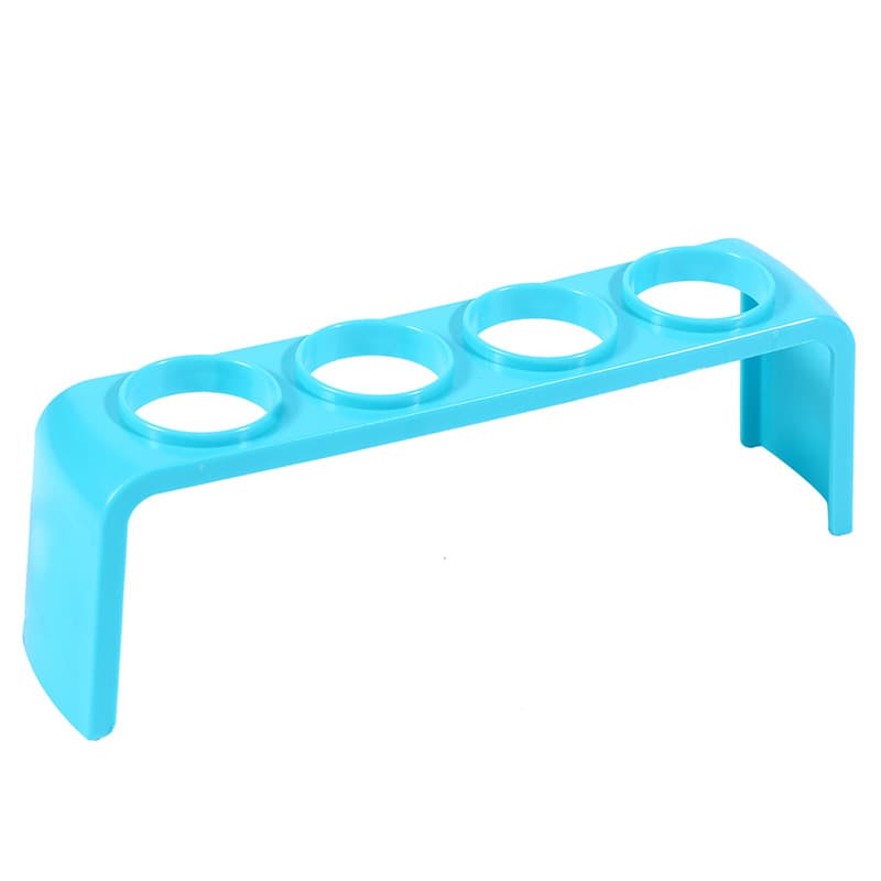 Children and students scientific experiment teaching aids accessories four-hole six-hole test tube rack plastic test tube chemistry laboratory equipment 3