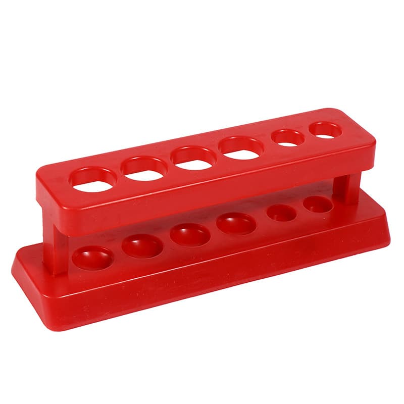 Children and students scientific experiment teaching aids accessories four-hole six-hole test tube rack plastic test tube chemistry laboratory equipment 4