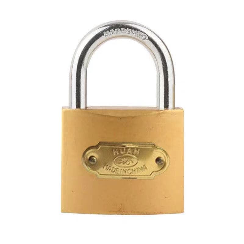 Imitation copper padlock iron padlock lock small lock student dormitory household universal lock wholesale cabinet door 6