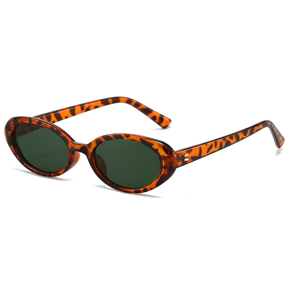 Popular retro oval small frame personalized sunglasses cross-border European and American Amazon Xiyin best-selling sunglasses 3