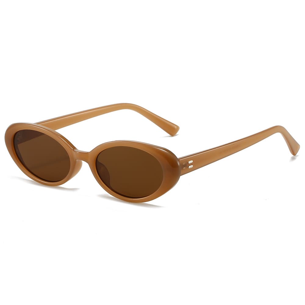 Popular retro oval small frame personalized sunglasses cross-border European and American Amazon Xiyin best-selling sunglasses 7