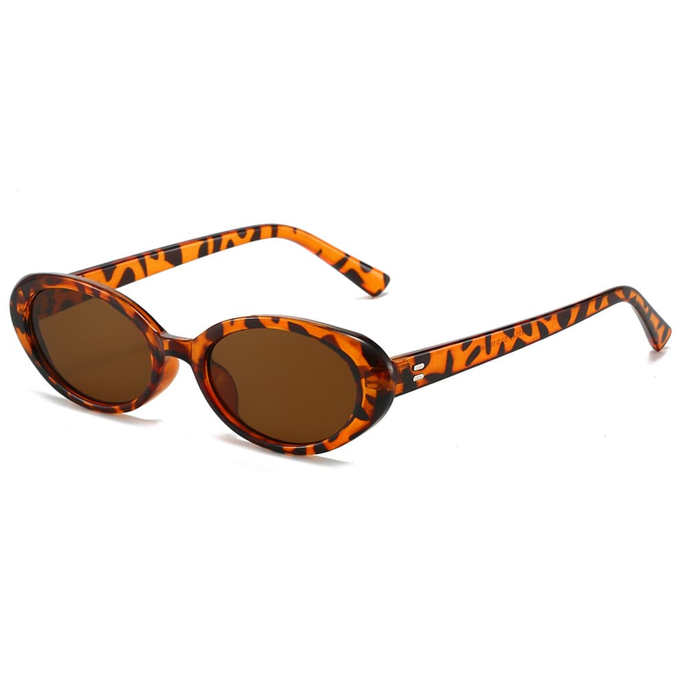 Popular retro oval small frame personalized sunglasses cross-border European and American Amazon Xiyin best-selling sunglasses 8