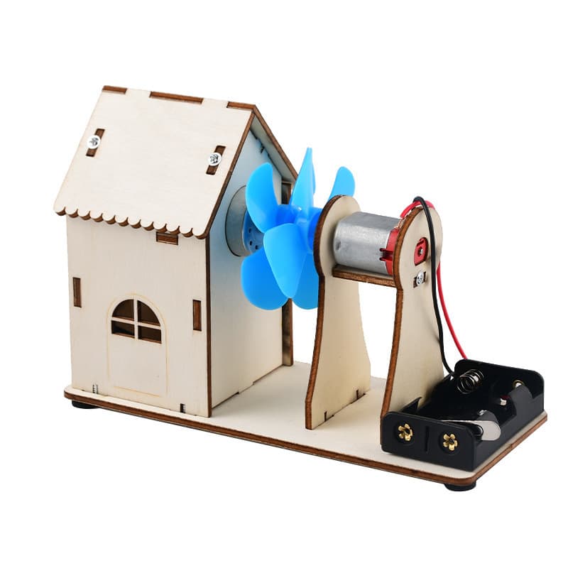 Scientific experiment set hand-cranked generator student science and technology production small invention diy children's handmade educational toys 6