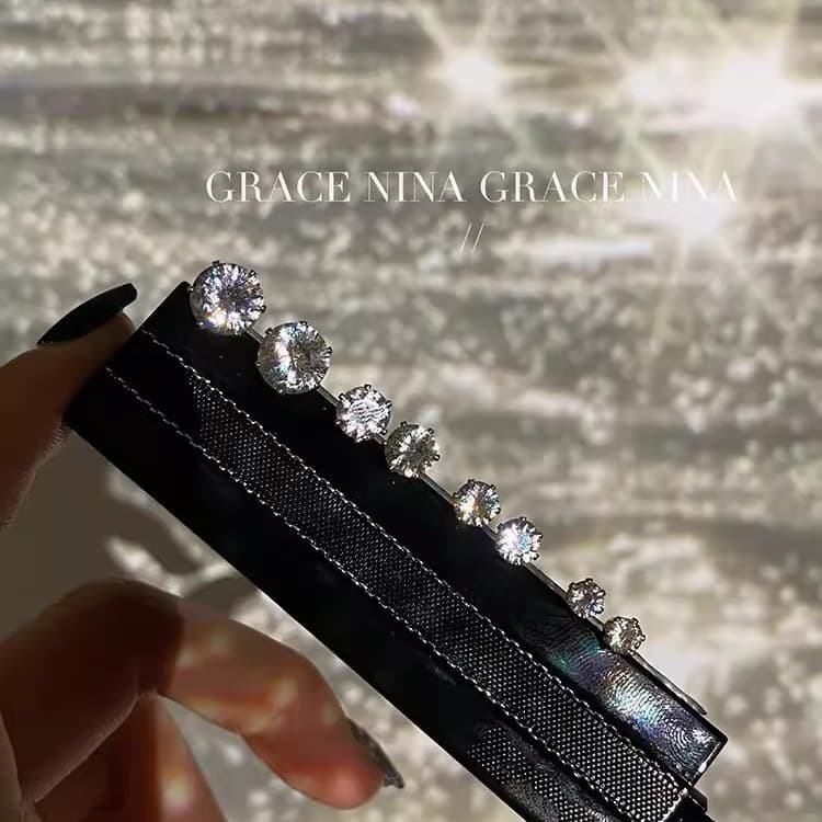 No need to pick out the earrings while sleeping. Ultra-flash zircon 925 silver needles. Exquisite and compact earrings. Simple, elegant and trendy for women. 5