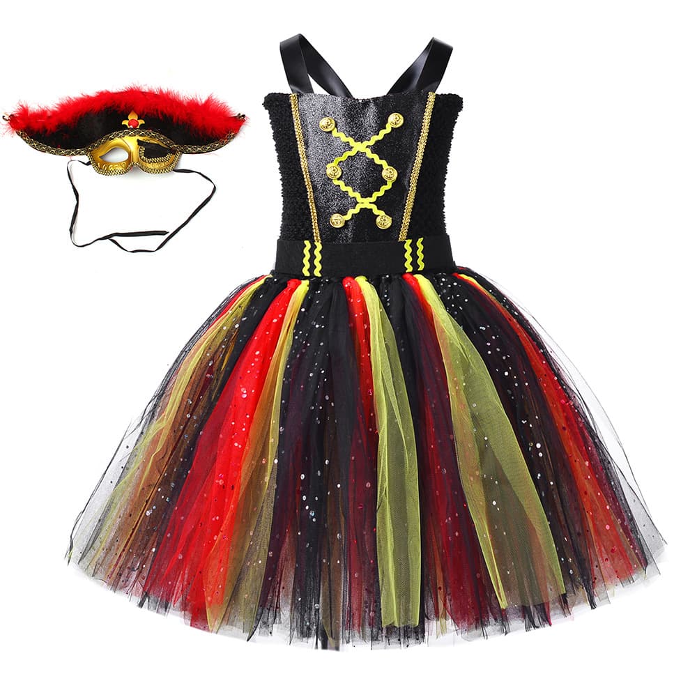 Cross-border popular children's cos clothing Pirates of the Caribbean cosplay costume Halloween party dress performance costume 2