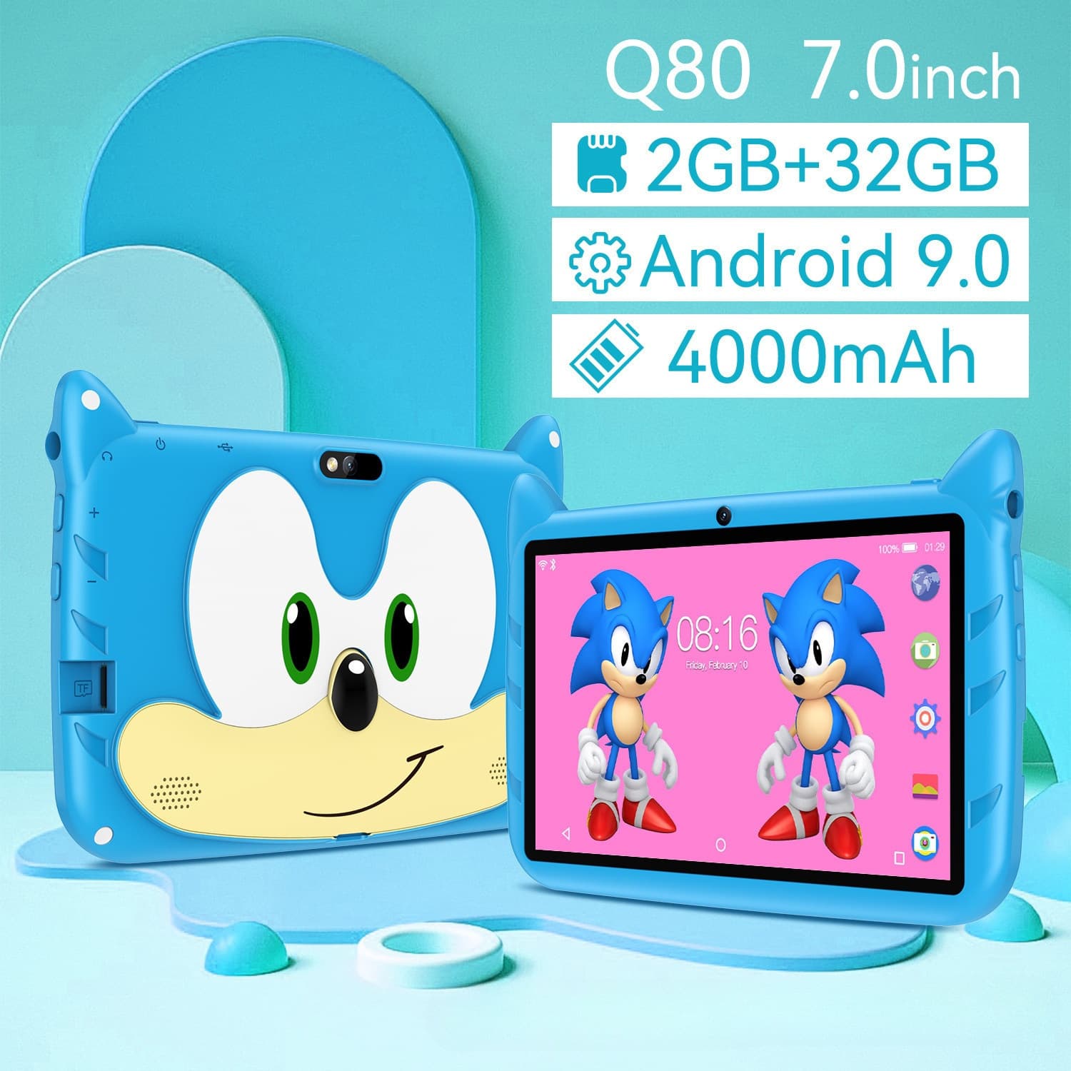 Manufacturer wholesale new 7-inch children's learning notebook smart tablet wifi bluetooth cross-border e-commerce 1