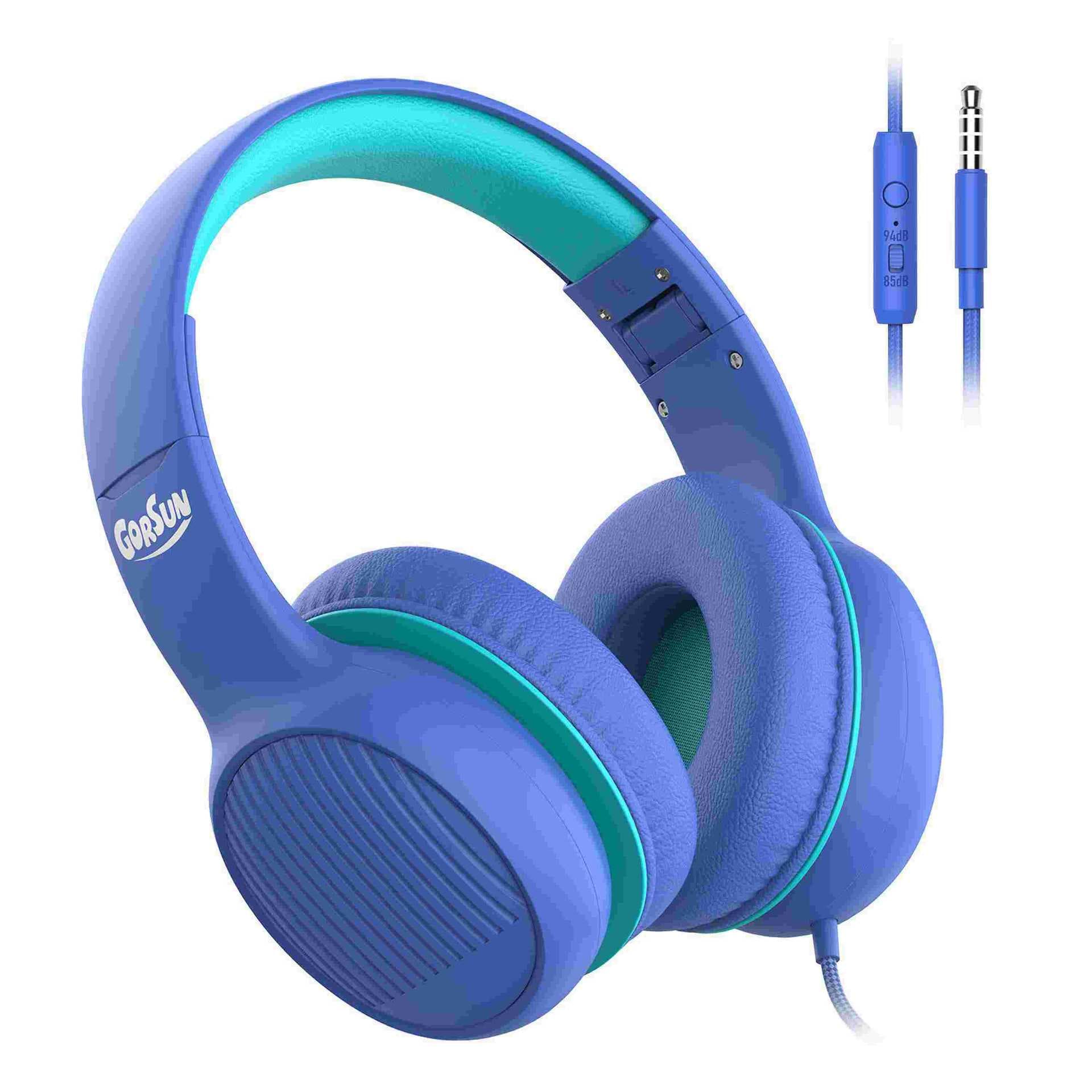 Goshang Headphones Heavy Bass Wired Music Game Learning Computer Desktop Boys and Girls Home Headset 8