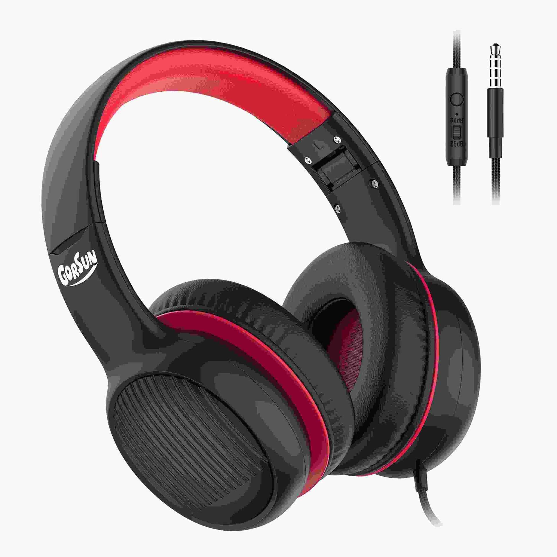 Goshang Headphones Heavy Bass Wired Music Game Learning Computer Desktop Boys and Girls Home Headset 9