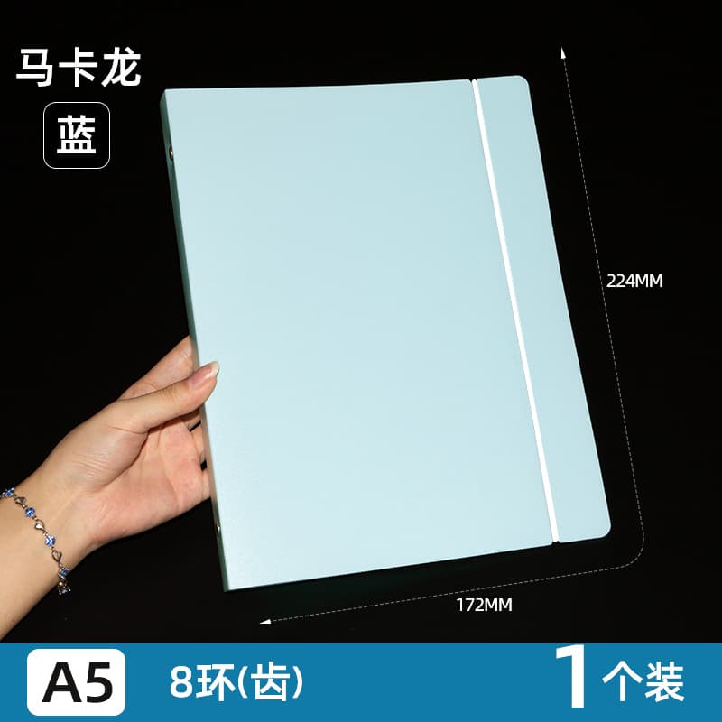 A4 binder 30 holes PP frosted transparent folder 26 holes B5 binder replacement core shell folder storage folder 7