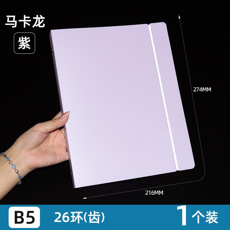 A4 binder 30 holes PP frosted transparent folder 26 holes B5 binder replacement core shell folder storage folder 10