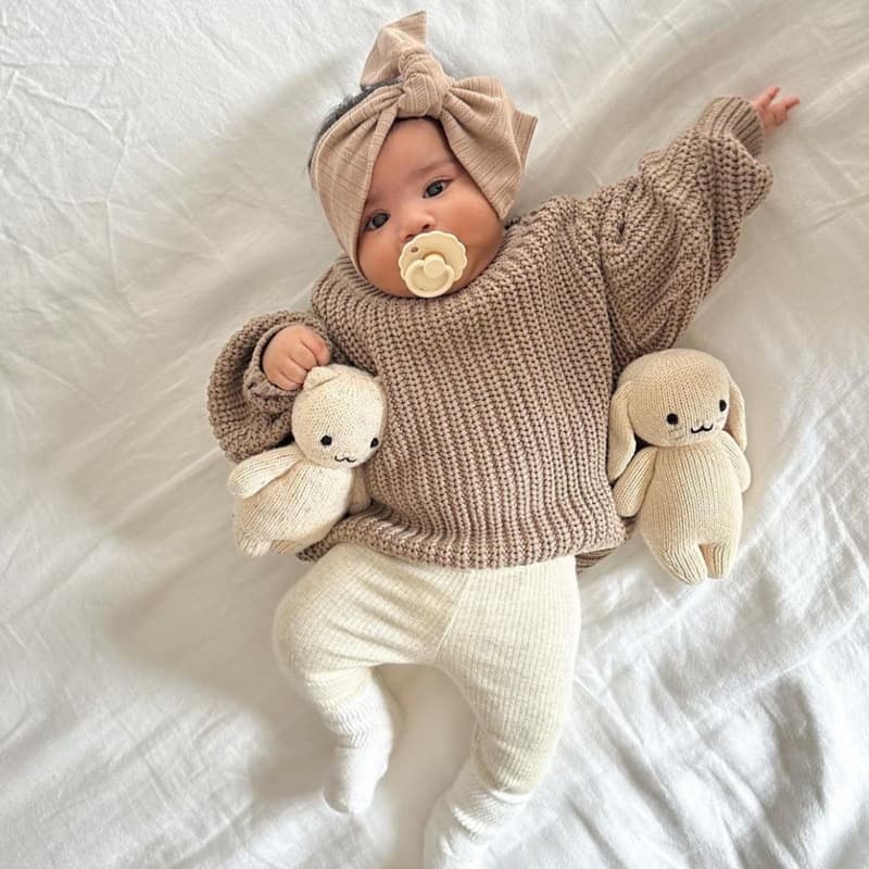 Baby sweater round neck boy pullover girl spring autumn winter baby bottoming sweater children's sweater bottoming shirt 5