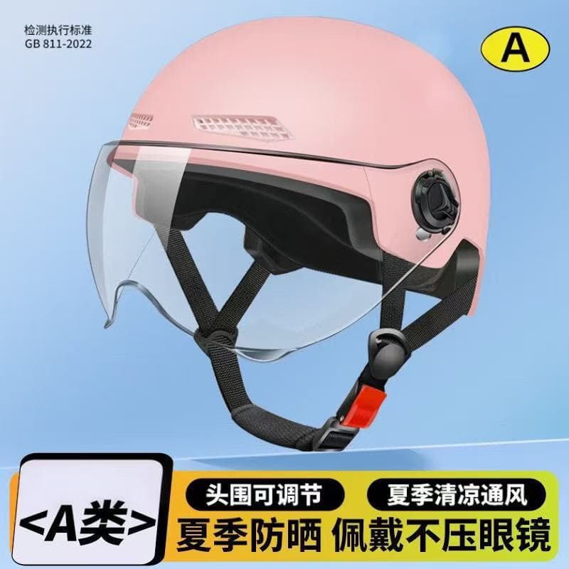 3C National Standard Electric Vehicle Helmet for Men and Women Summer Sun Protection Battery Vehicle Safety Hat Lightweight Half Helmet Factory Direct Supply 4