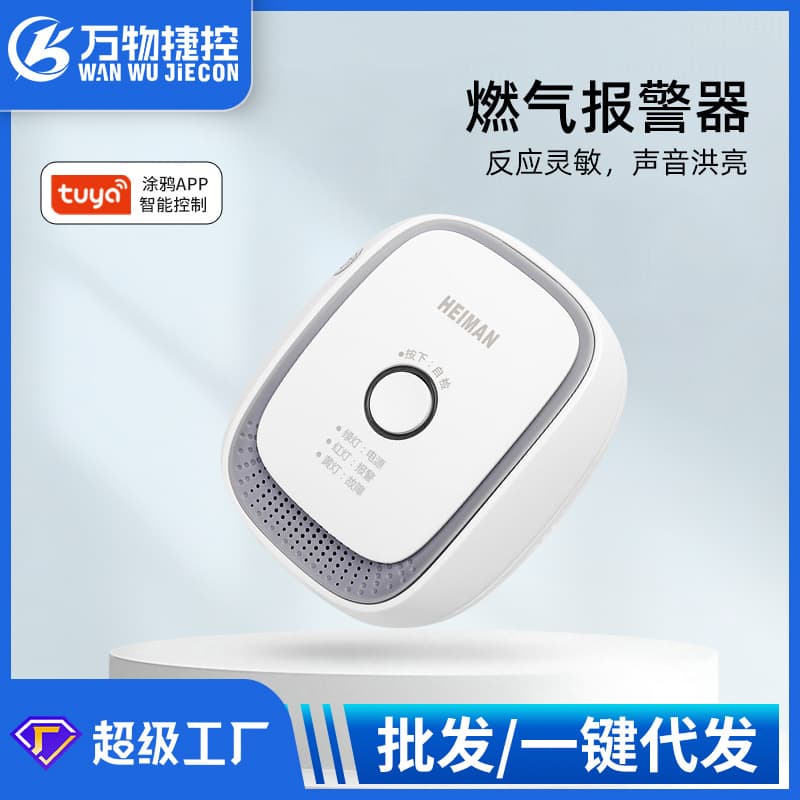 Tuya Smart WiFi Gas Alarm Home Kitchen Gas Leak Sensor Detector APP Remote Control 1