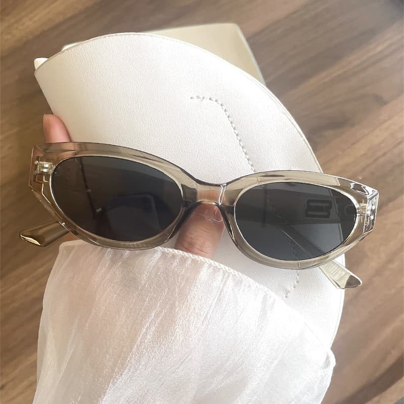 Jennie same style gm sunglasses women summer Korean version trendy retro high-end anti-UV cat eye sunglasses women 10