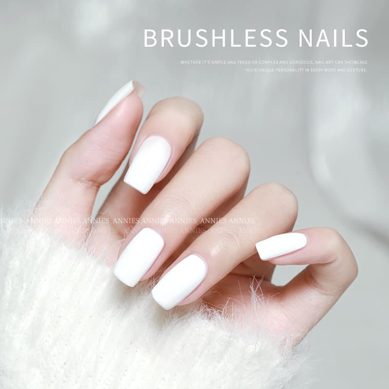 Black and white nail polish glue leveling seamless pure black pure white light therapy glue manicure shop wholesale matte long-lasting gloss 4