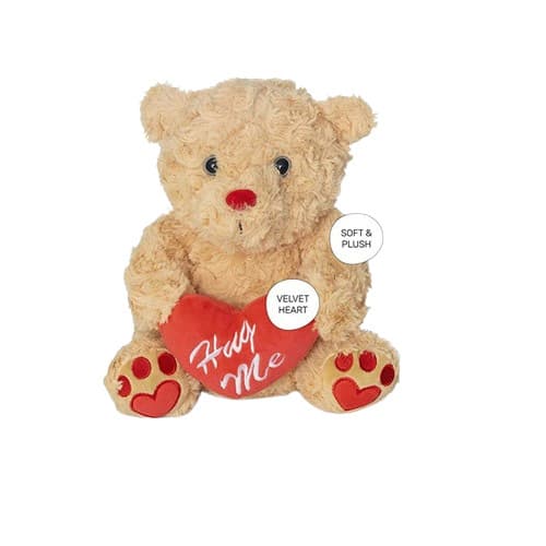 Manufacturer customized plush toy cartoon teddy bear doll heart bear Valentine's Day gift couple anniversary pillow 4