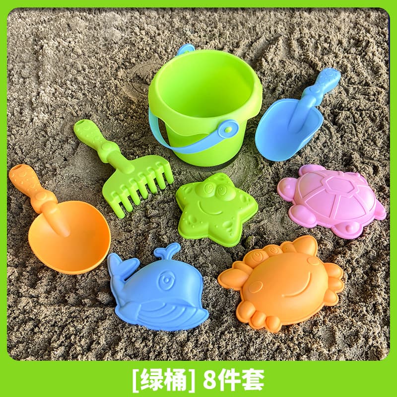Sand digging indoor children's digging beach tools beach toys shovel soft glue water and sand set baby outdoor 8