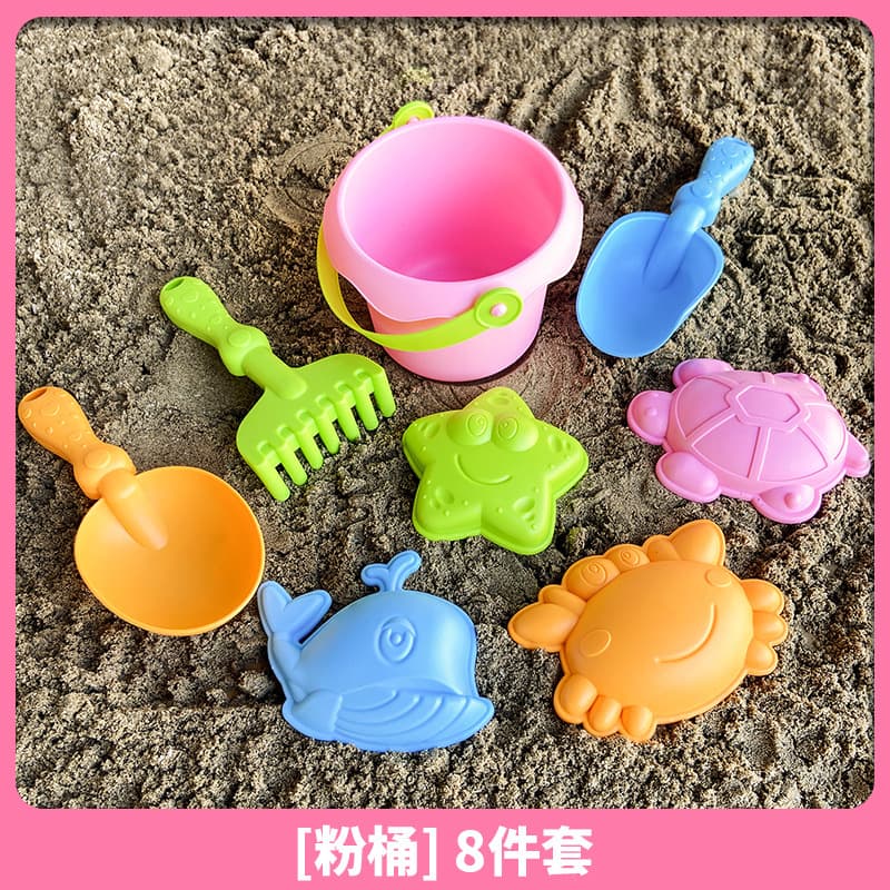 Sand digging indoor children's digging beach tools beach toys shovel soft glue water and sand set baby outdoor 9