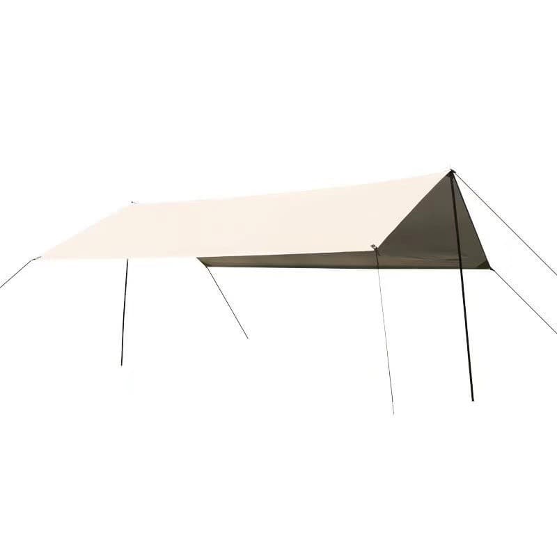 Vinyl canopy tent outdoor camping awning portable thickened sunscreen and rainproof coating octagonal butterfly canopy 6
