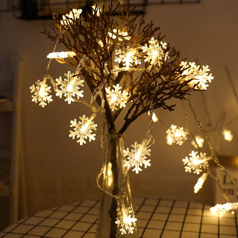 LED small colorful light string stall star lights camping atmosphere light string Christmas outdoor courtyard festive decoration light battery 5