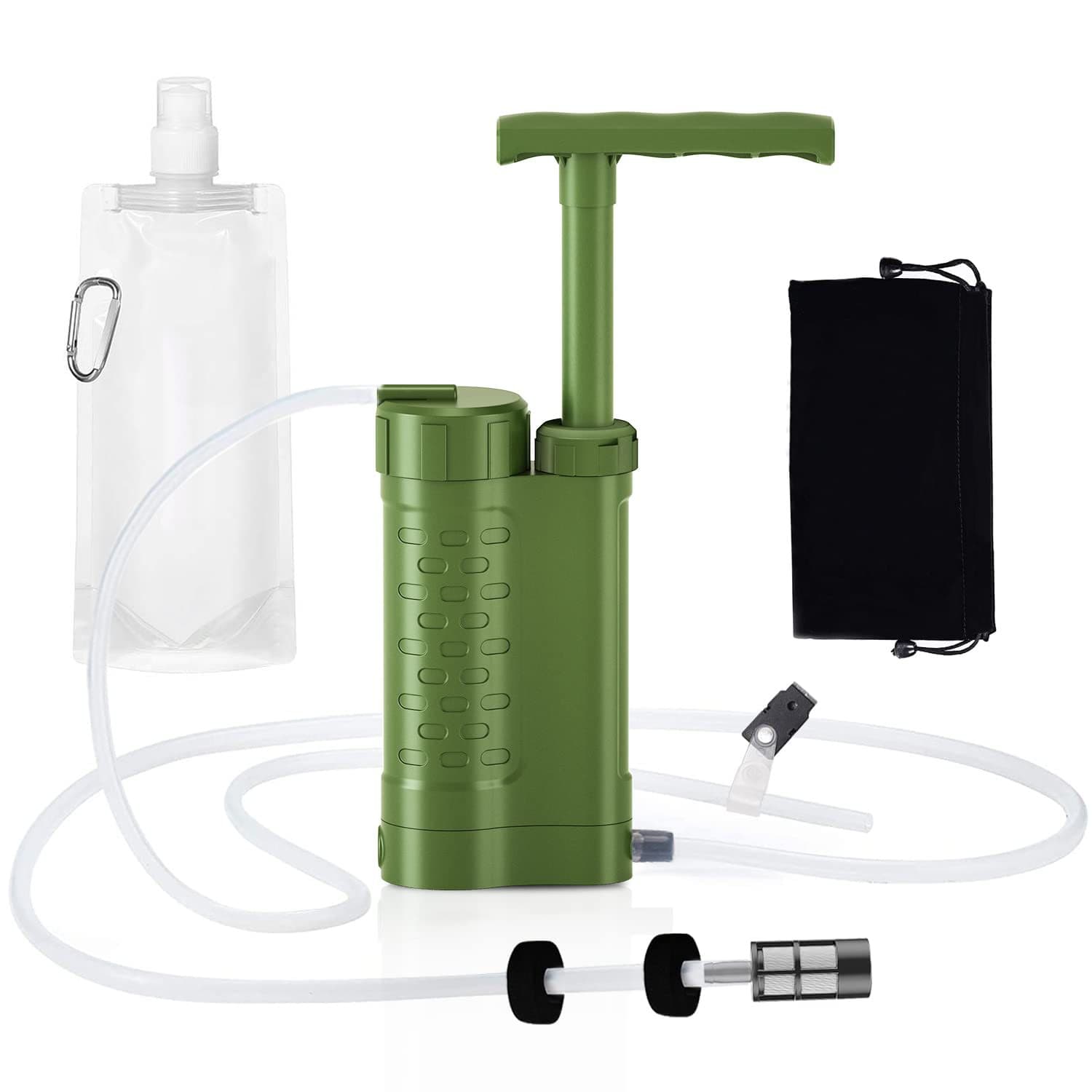 Yangge one-piece drop-shipping outdoor individual water purifier portable filtration water purification life field survival push-type 8