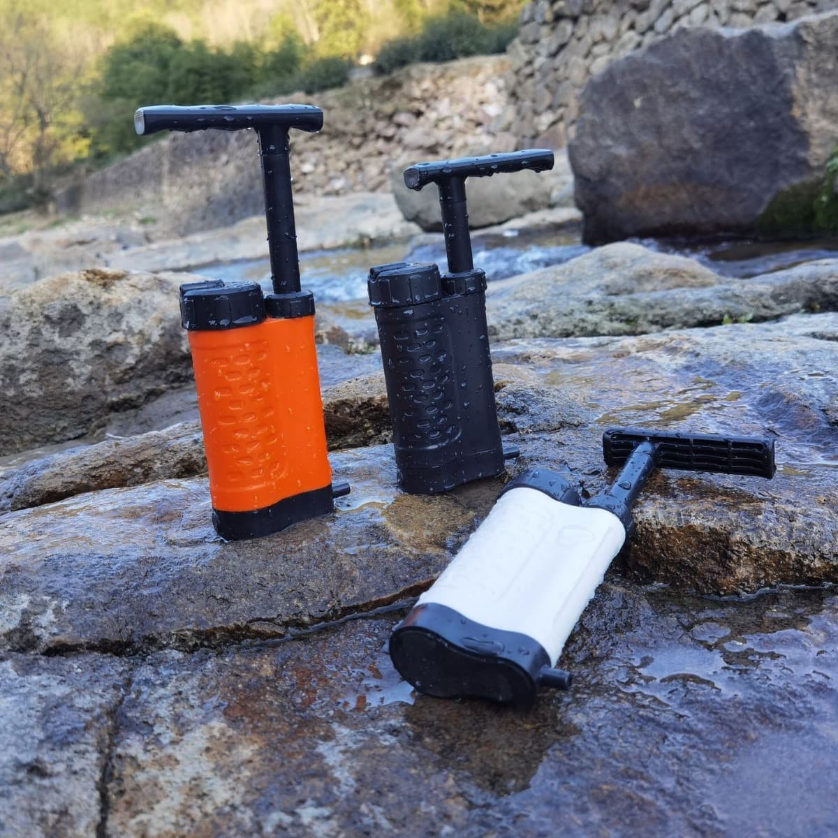 Yangge one-piece drop-shipping outdoor individual water purifier portable filtration water purification life field survival push-type 1